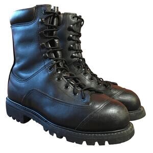 Matterhorn 8" WP Steel Toe Metaguard Prep Plant Work Boot Mens 7 W Combat Black